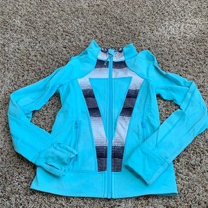 Size 10 Blue/Black Ivivva sweater